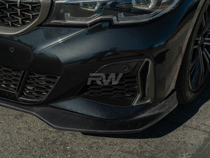 RW Carbon BMW G20 3-Series EC Style Carbon Fiber Front Lip-Exterior-Silicon Valley Bimmer