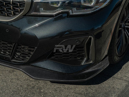 RW Carbon BMW G20 3-Series EC Style Carbon Fiber Front Lip-Exterior-Silicon Valley Bimmer