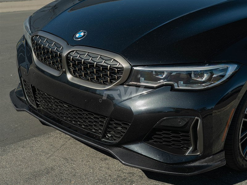 RW Carbon BMW G20 3-Series EC Style Carbon Fiber Front Lip-Exterior-Silicon Valley Bimmer