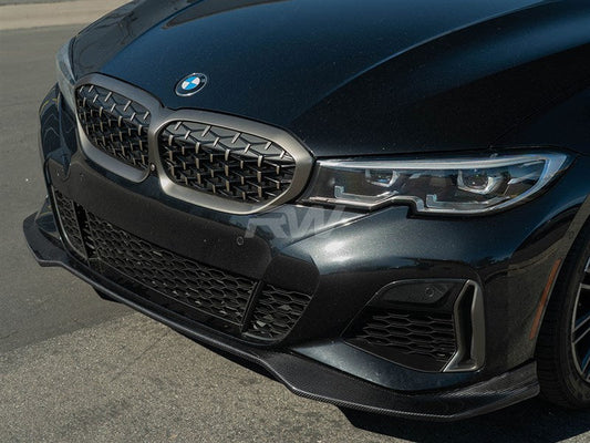 RW Carbon BMW G20 3-Series EC Style Carbon Fiber Front Lip-Exterior-Silicon Valley Bimmer