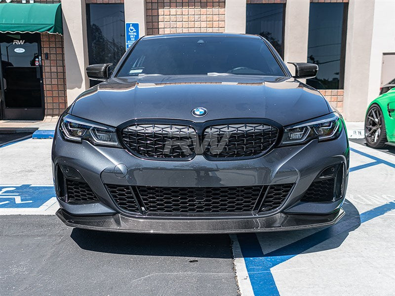 RW Carbon BMW G20 3-Series GTX Carbon Fiber Front Lip-Exterior-Silicon Valley Bimmer