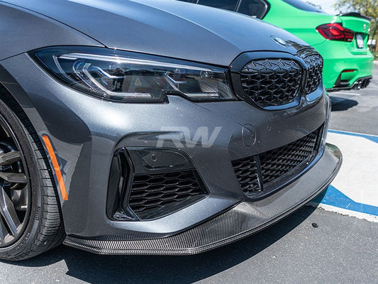 RW Carbon BMW G20 3-Series GTX Carbon Fiber Front Lip-Exterior-Silicon Valley Bimmer