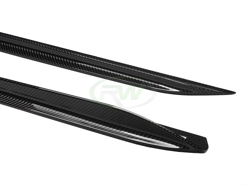RW Carbon BMW G20 3-Series Performance Carbon Fiber Side Skirts-Exterior-Silicon Valley Bimmer