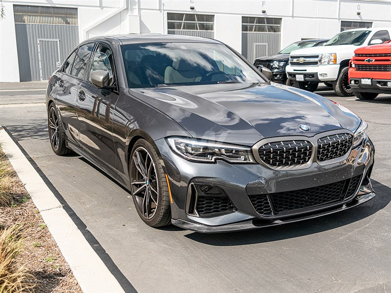 RW Carbon BMW G20 3D Style Carbon Fiber Front Lip Spoiler-Exterior-Silicon Valley Bimmer
