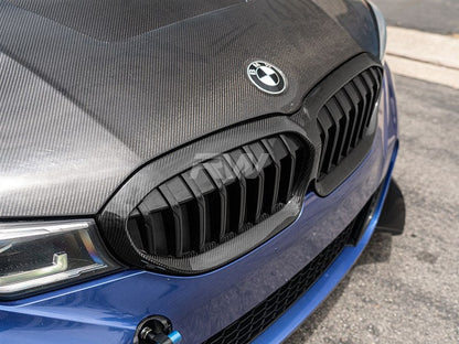 RW Carbon BMW G20 Carbon Fiber Grille Surrounds-Exterior-Silicon Valley Bimmer