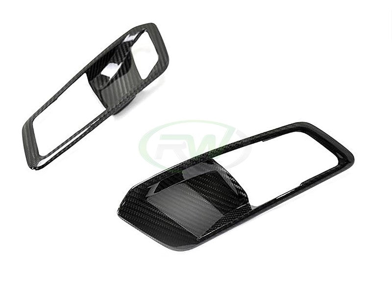 RW Carbon BMW G20 Carbon Fiber Interior Door Handle Trims-Interior-Silicon Valley Bimmer