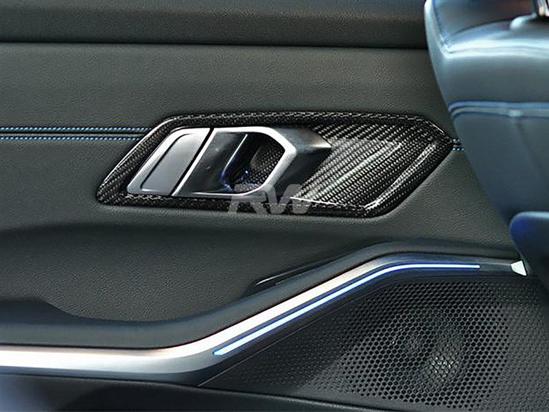 RW Carbon BMW G20 Carbon Fiber Interior Door Handle Trims-Interior-Silicon Valley Bimmer