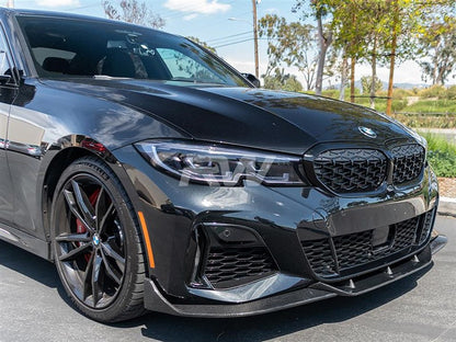 RW Carbon BMW G20 DTM Carbon Fiber Front Lip Spoiler-Exterior-Silicon Valley Bimmer