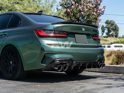 RW Carbon BMW G20 DTM Style Carbon Fiber Rear Diffuser-Exterior-Silicon Valley Bimmer