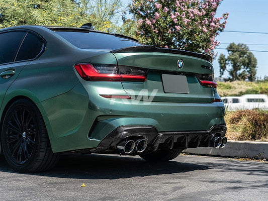 RW Carbon BMW G20 DTM Style Carbon Fiber Rear Diffuser-Exterior-Silicon Valley Bimmer