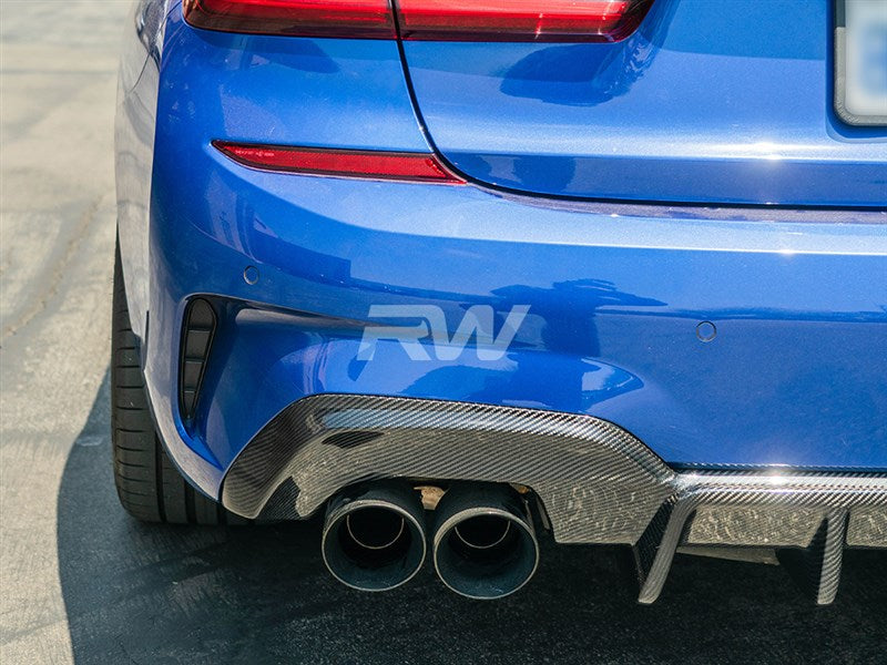 RW Carbon BMW G20 DTM Style Carbon Fiber Rear Diffuser-Exterior-Silicon Valley Bimmer