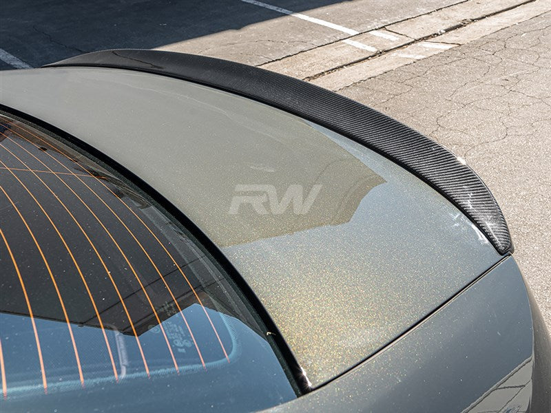 RW Carbon BMW G20 G80 3D Style Carbon Fiber Trunk Spoiler-Exterior-Silicon Valley Bimmer