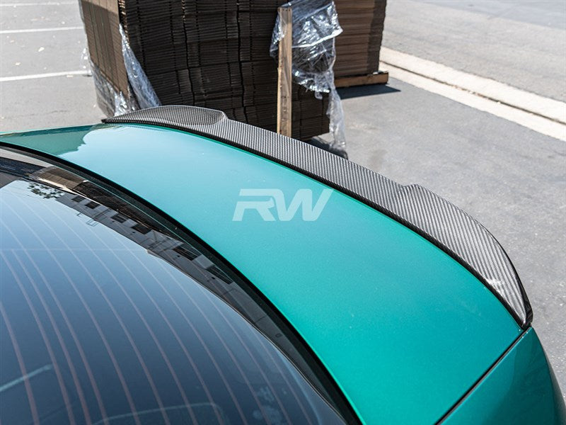 RW Carbon BMW G20 G80 CS Style Carbon Fiber Trunk Spoiler-Exterior-Silicon Valley Bimmer