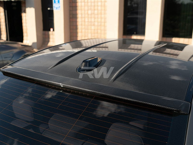 RW Carbon BMW G20 G80 Carbon Fiber Roof Spoiler-Exterior-Silicon Valley Bimmer