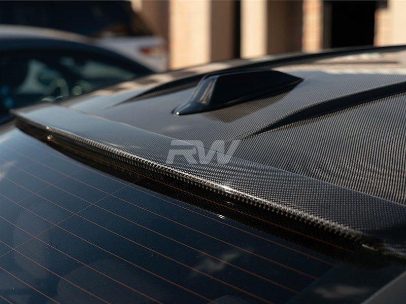 RW Carbon BMW G20 G80 Carbon Fiber Roof Spoiler-Exterior-Silicon Valley Bimmer
