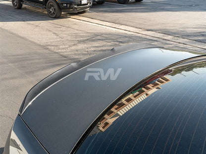 RW Carbon BMW G20 G80 M Style CF Trunk Spoiler-Exterior-Silicon Valley Bimmer