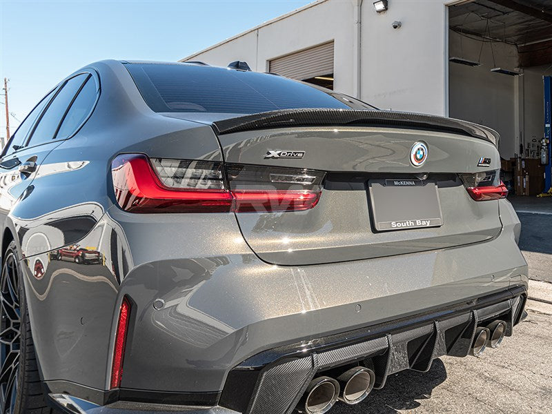 RW Carbon BMW G20 G80 Performance Style CF Trunk Spoiler-Exterior-Silicon Valley Bimmer