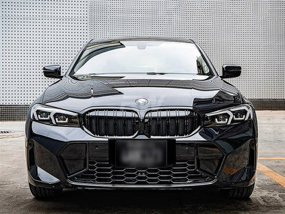 RW Carbon BMW G20 LCI 3-Series Gloss Black Grilles-Exterior-Silicon Valley Bimmer
