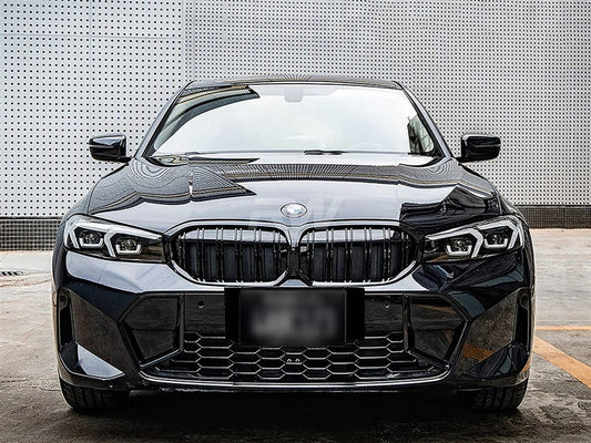 RW Carbon BMW G20 LCI 3-Series Gloss Black Grilles-Exterior-Silicon Valley Bimmer