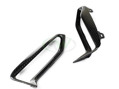 RW Carbon BMW G20 M340i M-Sport Carbon Fiber Front Bumper Grille Trims-Exterior-Silicon Valley Bimmer