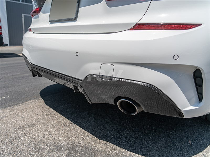 RW Carbon BMW G20 Performance Style Carbon Fiber Diffuser-Exterior-Silicon Valley Bimmer