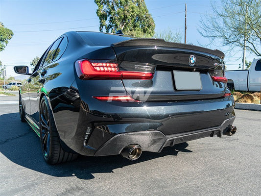 RW Carbon BMW G20 Performance Style Carbon Fiber Diffuser-Exterior-Silicon Valley Bimmer