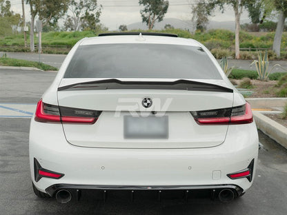 RW Carbon BMW G20/G80 GTX Carbon Fiber Trunk Spoiler-Exterior-Silicon Valley Bimmer