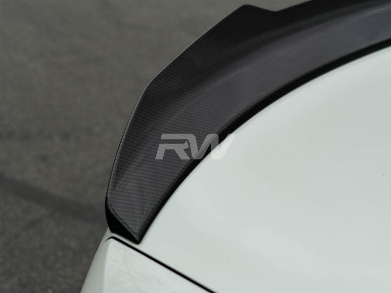 RW Carbon BMW G20/G80 GTX Carbon Fiber Trunk Spoiler-Exterior-Silicon Valley Bimmer