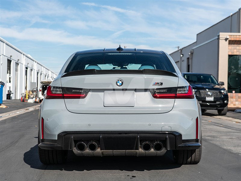 RW Carbon BMW G20/G80 RWS Carbon Fiber Trunk Spoiler-Exterior-Silicon Valley Bimmer