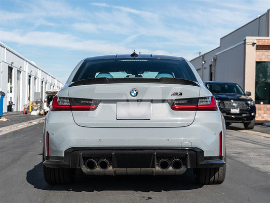 RW Carbon BMW G20/G80 RWS Carbon Fiber Trunk Spoiler-Exterior-Silicon Valley Bimmer