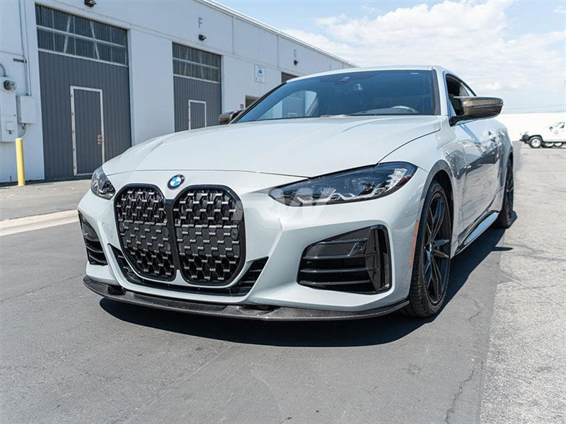 RW Carbon BMW G22 G23 4-Series 3D Style Carbon Fiber Front Lip-Exterior-Silicon Valley Bimmer