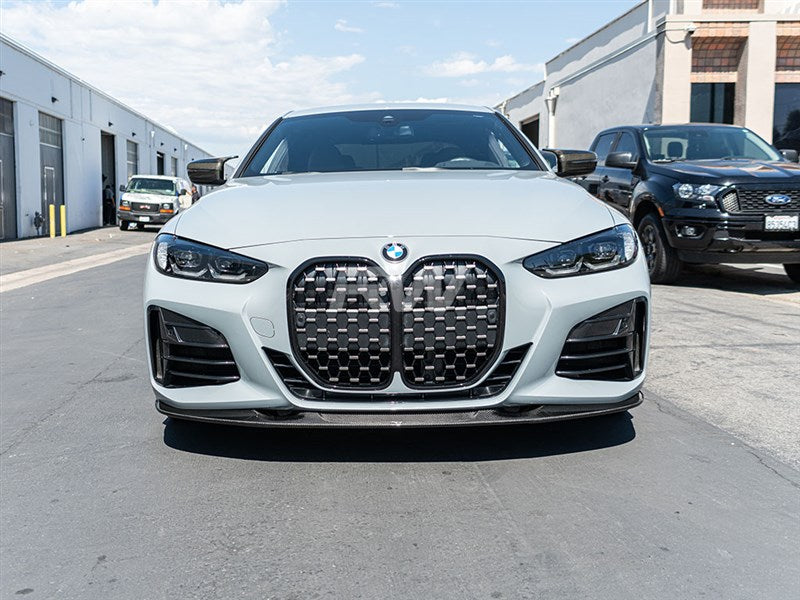 RW Carbon BMW G22 G23 4-Series 3D Style Carbon Fiber Front Lip-Exterior-Silicon Valley Bimmer