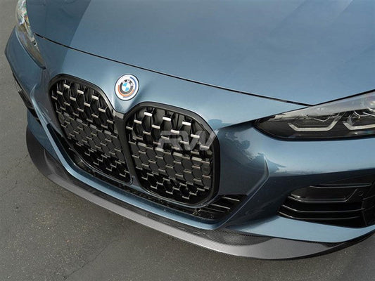 RW Carbon BMW G22 G23 4-Series Performance Style Carbon Fiber Front Lip-Exterior-Silicon Valley Bimmer