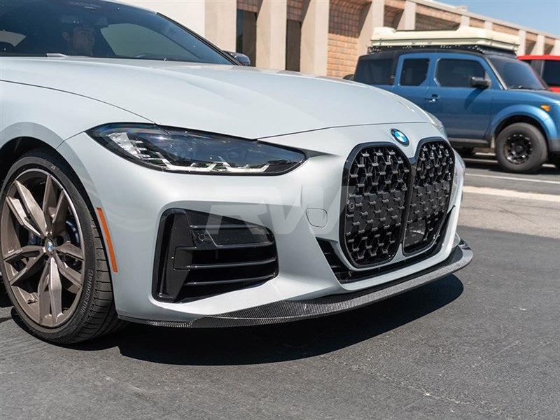 RW Carbon BMW G22 G23 4-Series Performance Style Carbon Fiber Front Lip-Exterior-Silicon Valley Bimmer