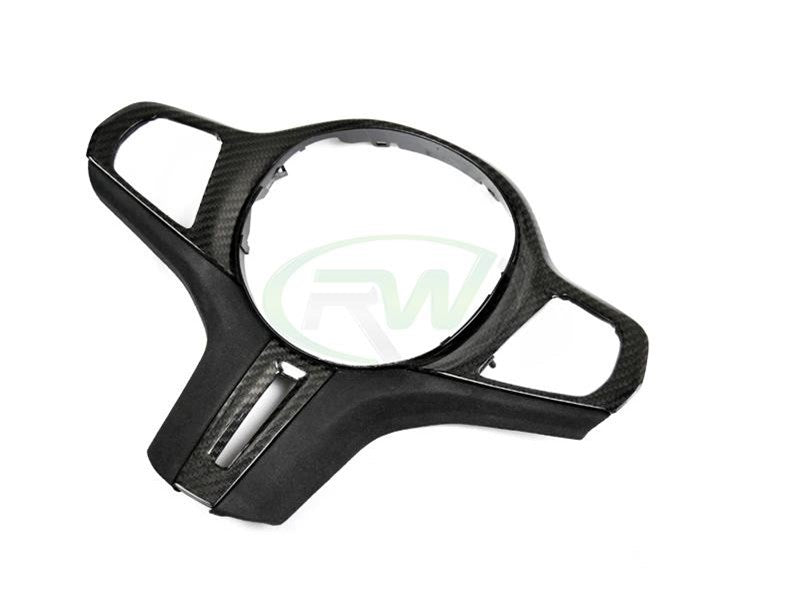 RW Carbon BMW G22 G29 G42 CF Alcantara Steering Wheel Trim-Interior-Silicon Valley Bimmer