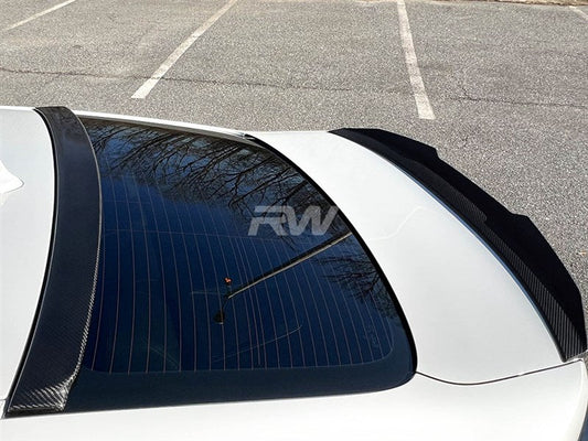 RW Carbon BMW G22 G82 Carbon Fiber Roof Spoiler-Exterior-Silicon Valley Bimmer
