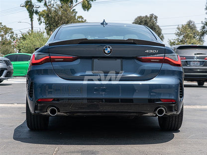 RW Carbon BMW G22 G82 Coupe M4 Style CF Trunk Spoiler-Exterior-Silicon Valley Bimmer