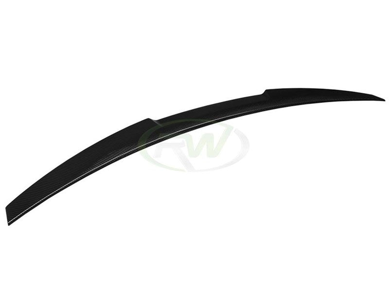 RW Carbon BMW G22 G82 Coupe M4 Style CF Trunk Spoiler-Exterior-Silicon Valley Bimmer