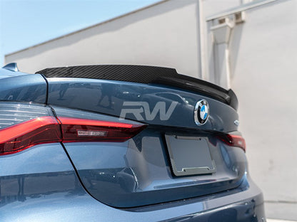 RW Carbon BMW G22 G82 Coupe M4 Style CF Trunk Spoiler-Exterior-Silicon Valley Bimmer