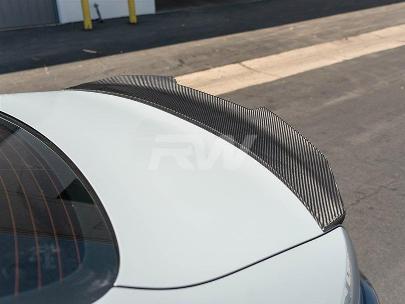 RW Carbon BMW G22/G82 GTX Carbon Fiber Trunk Spoiler-Exterior-Silicon Valley Bimmer