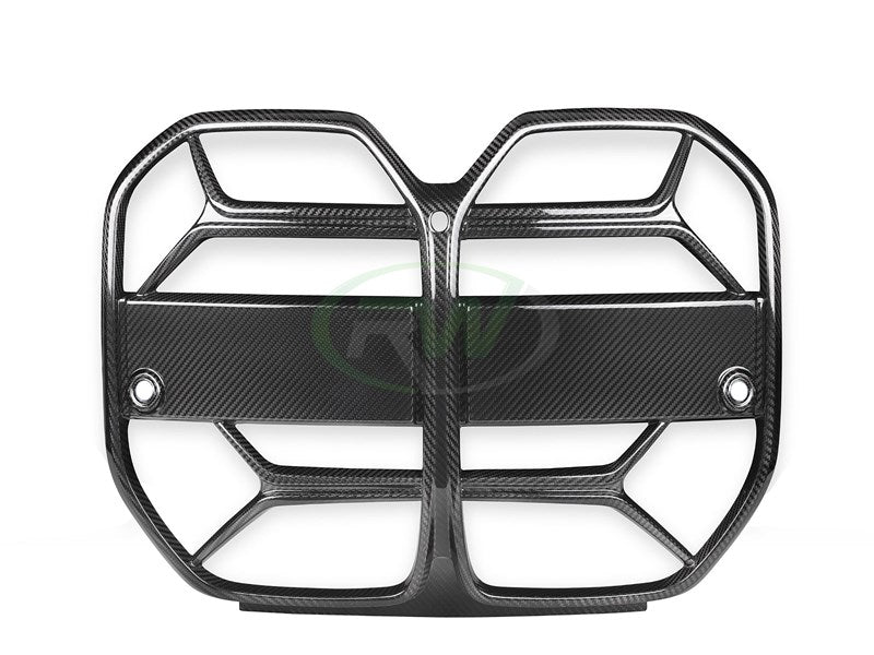 RW Carbon BMW G26 4-Series CSL Style Full Carbon Fiber Front Grille-Exterior-Silicon Valley Bimmer