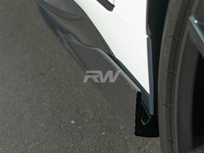 RW Carbon BMW G26 4-Series Full Carbon Fiber Side Skirt Extensions-Exterior-Silicon Valley Bimmer