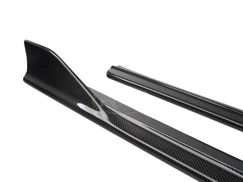 RW Carbon BMW G26 DTM Style Full Carbon Fiber Side Skirt Extensions-Exterior-Silicon Valley Bimmer