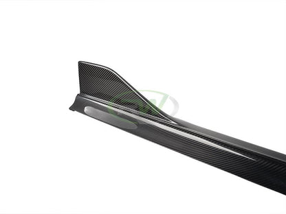RW Carbon BMW G26 DTM Style Full Carbon Fiber Side Skirt Extensions-Exterior-Silicon Valley Bimmer