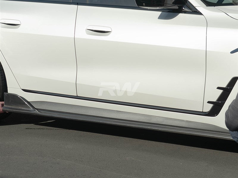 RW Carbon BMW G26 DTM Style Full Carbon Fiber Side Skirt Extensions-Exterior-Silicon Valley Bimmer