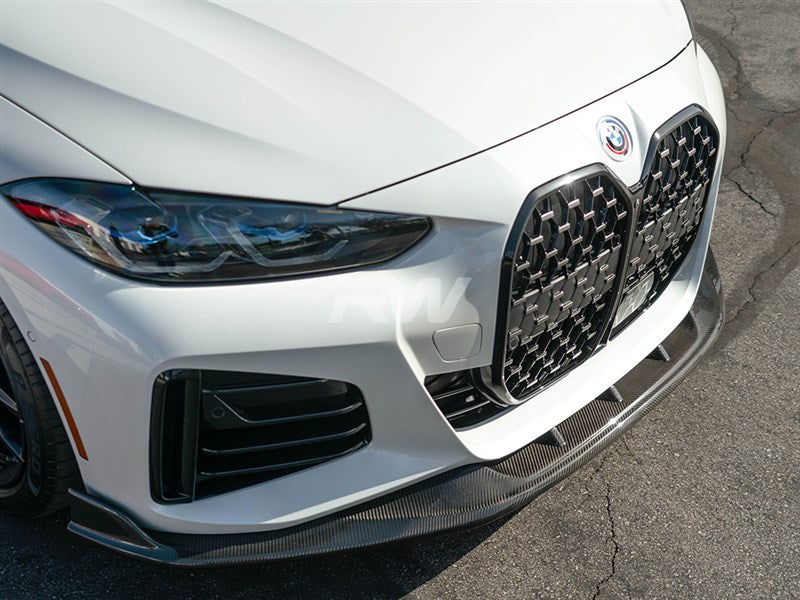 RW Carbon BMW G26 / i4 DTM Style Full Carbon Fiber Front Lip Spoiler-Exterior-Silicon Valley Bimmer
