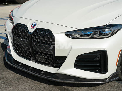 RW Carbon BMW G26 / i4 DTM Style Full Carbon Fiber Front Lip Spoiler-Exterior-Silicon Valley Bimmer