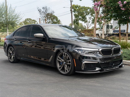 RW Carbon BMW G30 3D Style Carbon Fiber Front Lip Spoiler-Exterior-Silicon Valley Bimmer