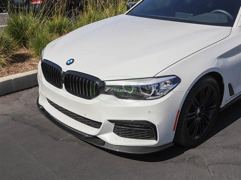 RW Carbon BMW G30 3D Style Carbon Fiber Front Lip Spoiler-Exterior-Silicon Valley Bimmer