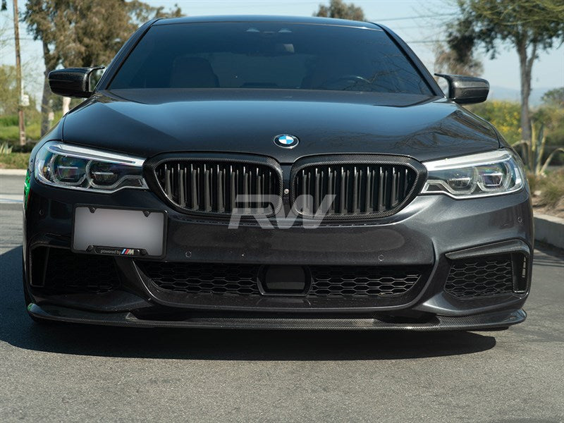 RW Carbon BMW G30 Carbon Fiber Front Brake Duct Trim-Exterior-Silicon Valley Bimmer